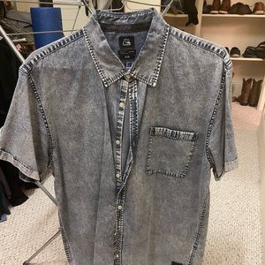 Retro Quicksilver Denim Button Down